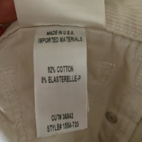 Citizens of Humanity Agnes mid rise slim straight corduroy pants size 27 - Picture 9 of 14